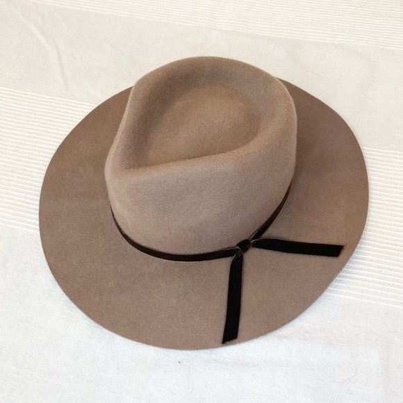 Lucky Brand 100% Genuine Wool Felt Bow Hat Fedora - Picture 11 of 16
